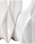 Uttermost Klara White Bottles, 2-Piece Set