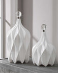 Uttermost Klara White Bottles, 2-Piece Set