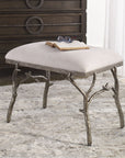 Uttermost Lismore Small Fabric Bench