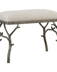 Uttermost Lismore Small Fabric Bench
