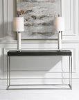 Uttermost Jase Black Concrete Console Table
