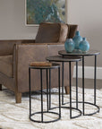 Uttermost Erik Metal Nesting Tables, 3-Piece Set