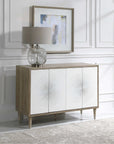 Uttermost Dani 4-Door White Cabinet