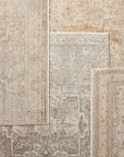 Jaipur Vienne Alain Medallion Border Gray Cream VNE01 Rug