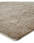 Jaipur Vienne Baptiste Oriental Damask Dark Taupe Gold VNE02 Rug