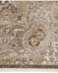 Jaipur Vienne Baptiste Oriental Damask Dark Taupe Gold VNE02 Rug