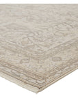 Jaipur Vienne Valentin Oriental Floral Cream Light Gray VNE05 Rug