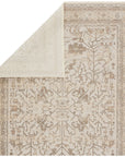 Jaipur Vienne Valentin Oriental Floral Cream Light Gray VNE05 Rug