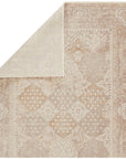 Jaipur Vienne Lourdes Trellis Oriental Gold Light Gray VNE10 Rug