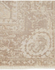 Jaipur Vienne Lourdes Trellis Oriental Gold Light Gray VNE10 Rug