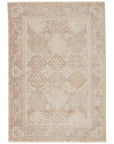 Jaipur Vienne Lourdes Trellis Oriental Gold Light Gray VNE10 Rug