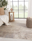 Jaipur Vienne Brisa Abstract Gray Cream VNE13 Rug