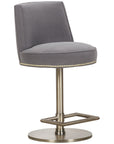 Vanguard Furniture Donegal Counter Stool with Satin Brass Base