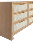 Worlds Away Carla 6-Drawer Chest