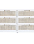 Worlds Away Carla 6-Drawer Chest