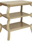 Worlds Away Olive Three-Tier Side Table