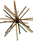 Worlds Away Urchin Gold Leafed Iron Asterisk