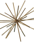 Worlds Away Urchin Gold Leafed Iron Asterisk