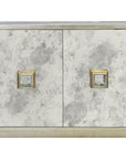 Worlds Away Antique Mirror 2 Door Cabinet WINSLOW AMG