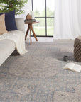 Jaipur Winsome Epsilon Medallion Blue Gray WNO01 Rug