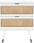 Villa & House Malmo 2-Drawer Side Table - White