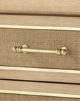 Villa & House Paulina Large 6-Drawer Chest - Natural