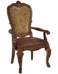 A.R.T. Furniture Old World Upholstered Back Arm Chair, Set of 2