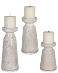 Uttermost Kyan Ceramic Candleholders, 3-Piece Set