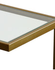Uttermost Musing Brushed Brass Accent Table