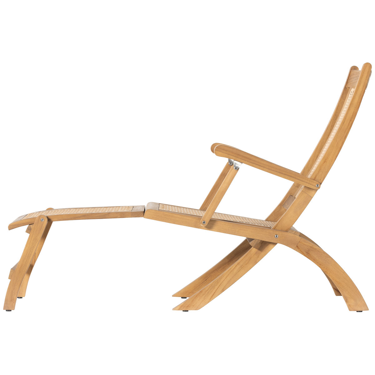 Four Hands Solano Jost Outdoor Chaise Lounge - Natural Teak