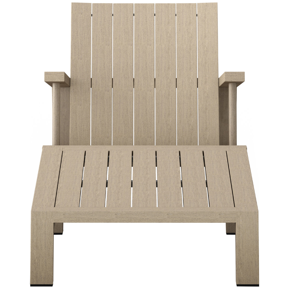 Four Hands Solano Dorsey Outdoor Chair with Ottoman