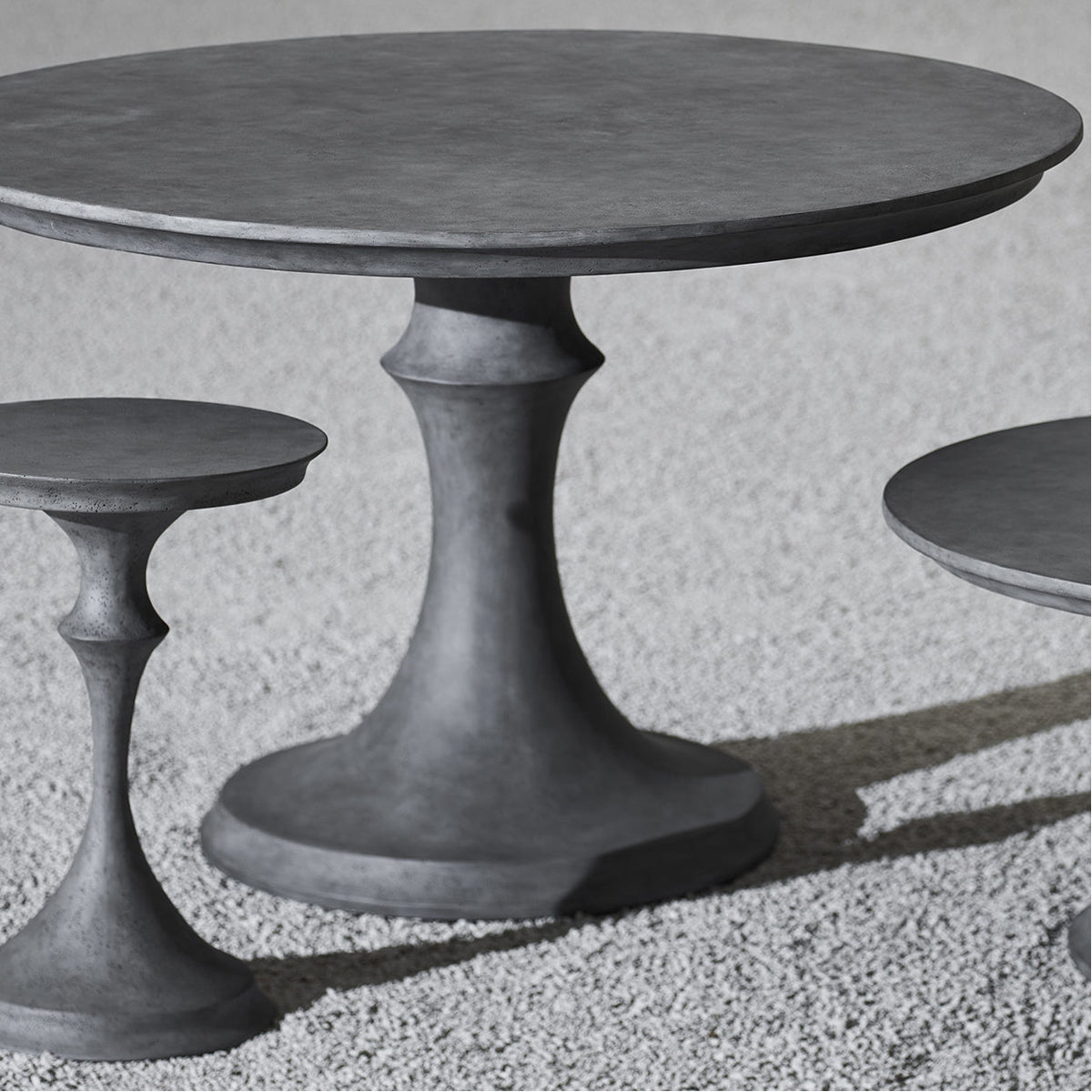Palecek Spruce Outdoor Dining Table, Grey