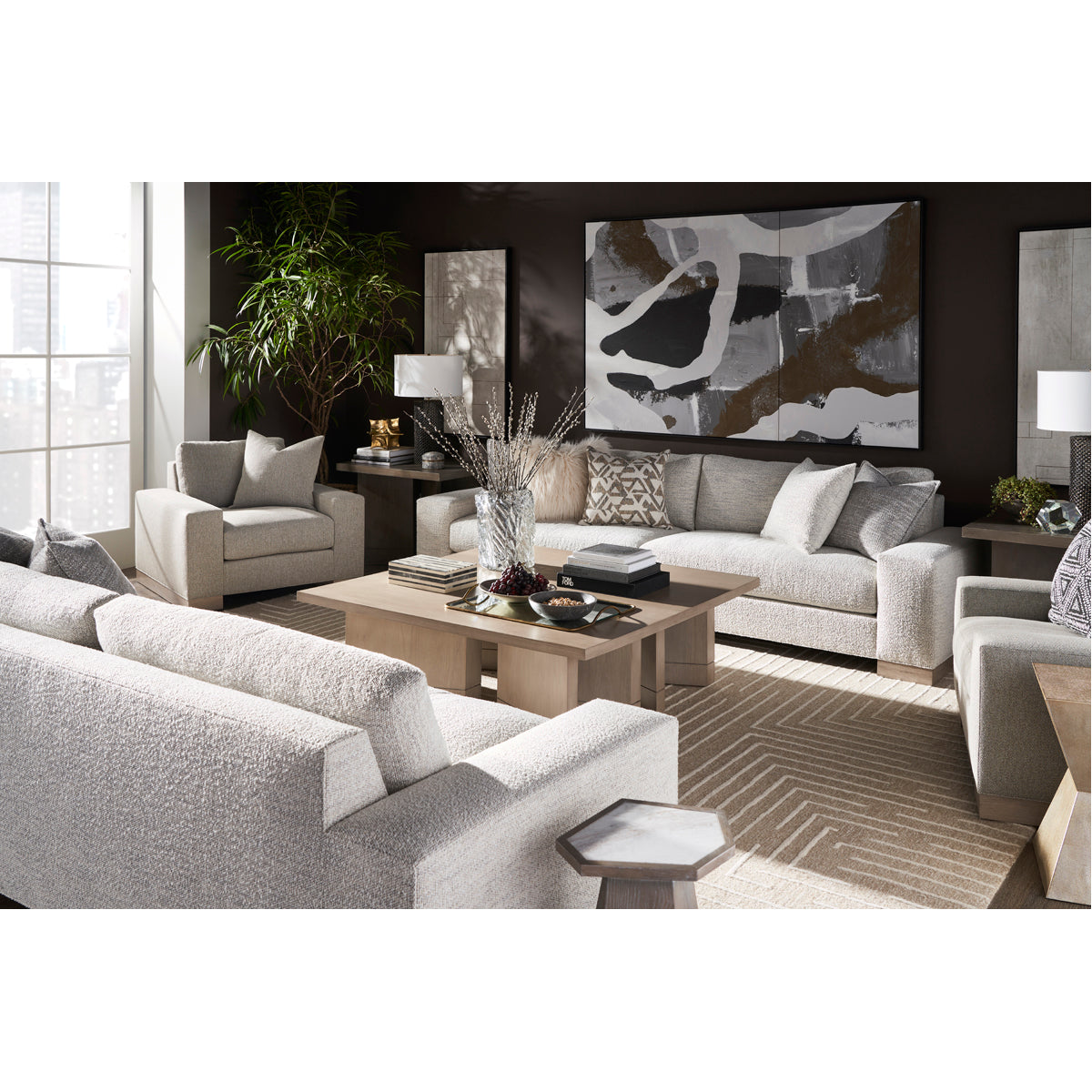 Vanguard Furniture Burke Sofa - Kenworth Cotton
