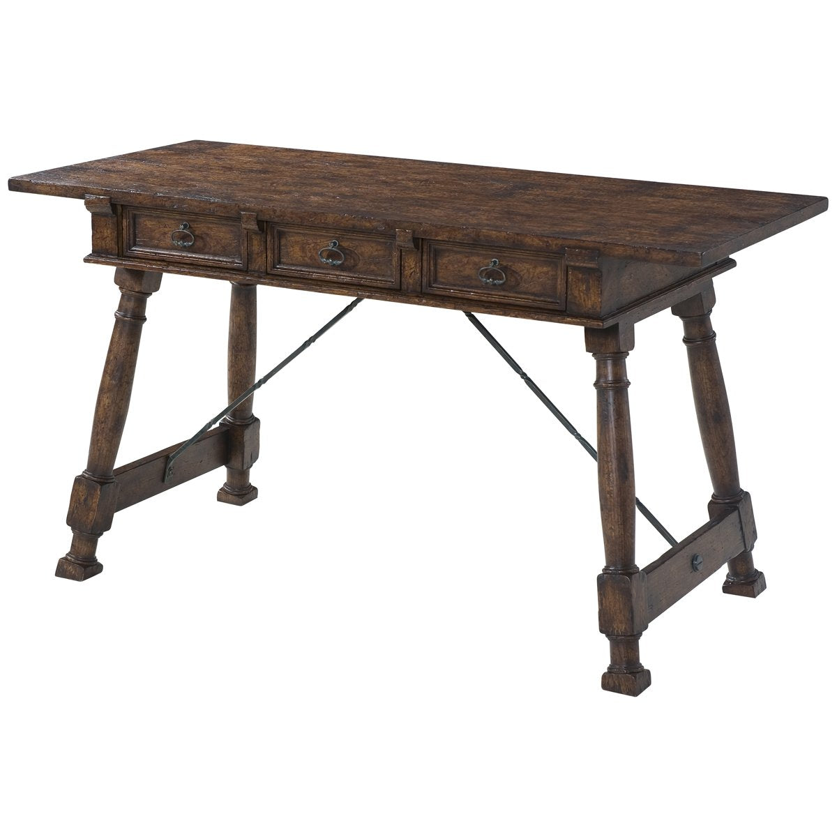 Theodore Alexander Victory Oak Occasion Writing Table