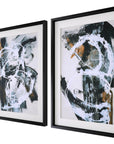 Uttermost Winterland Abstract Prints, 2-Piece Set