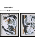 Uttermost Winterland Abstract Prints, 2-Piece Set