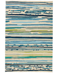 Jaipur Colours Sketchy Lines Blue/White CO19 Area Rug