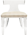 Worlds Away Acrylic Klismos Chair