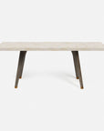 Made Goods Alder Rectangular Dining Table in Stone Top