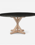 Made Goods Dane Round Dining Table in Faux Horn