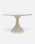 Made Goods Elis Dining Table in White Cerused Oak