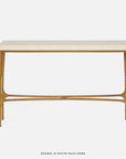 Made Goods Giordano Console Table in Faux Horn