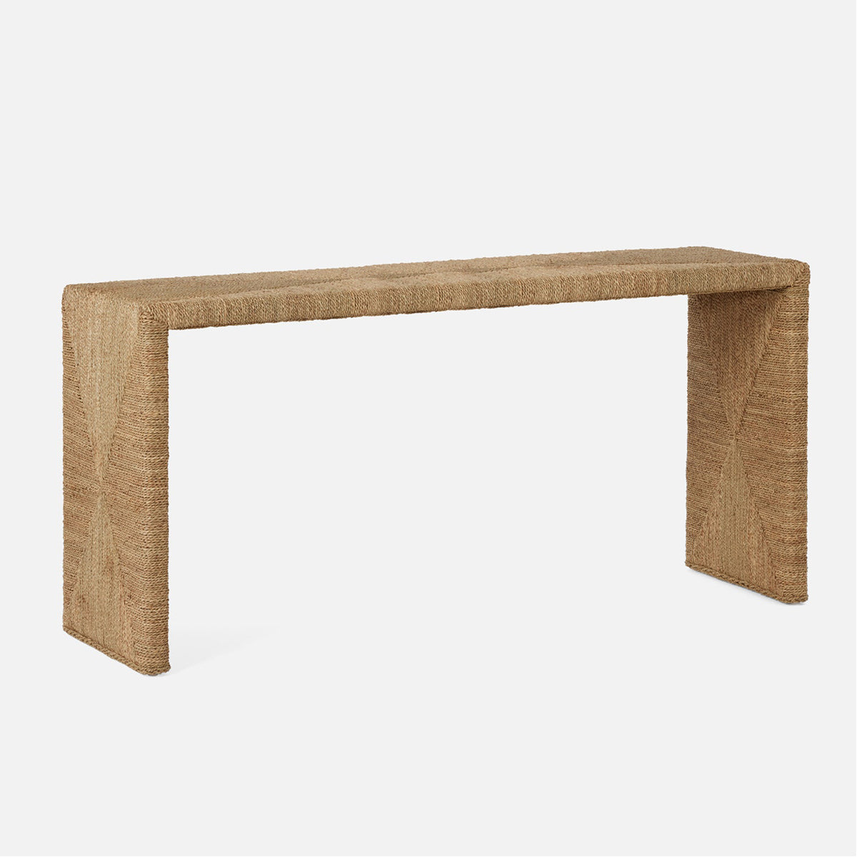 Made Goods Maggie Twisted Seagrass Console Table