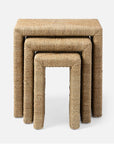 Made Goods Maggie Twisted Seagrass Nesting Tables