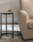 Uttermost Eternity Iron and Glass Accent Table