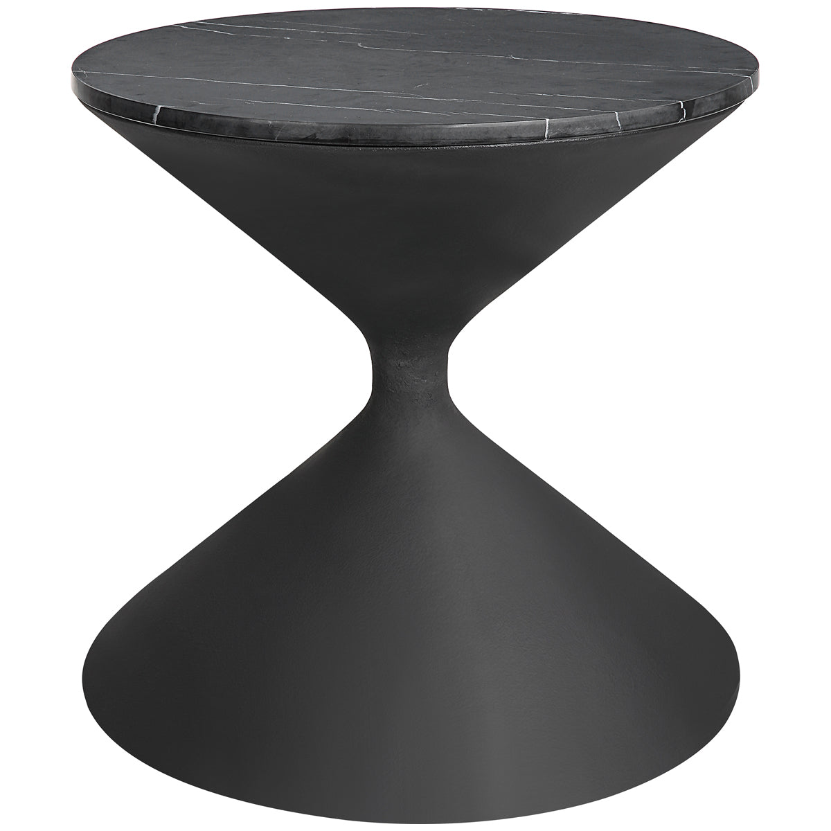 Uttermost Time&#39;s Up Hourglass Shaped Side Table