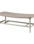 Baker Furniture Bow Outdoor Bench MCO3316B