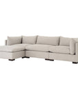 Four Hands Atelier Westwood 3-Piece Sectional with Ottoman