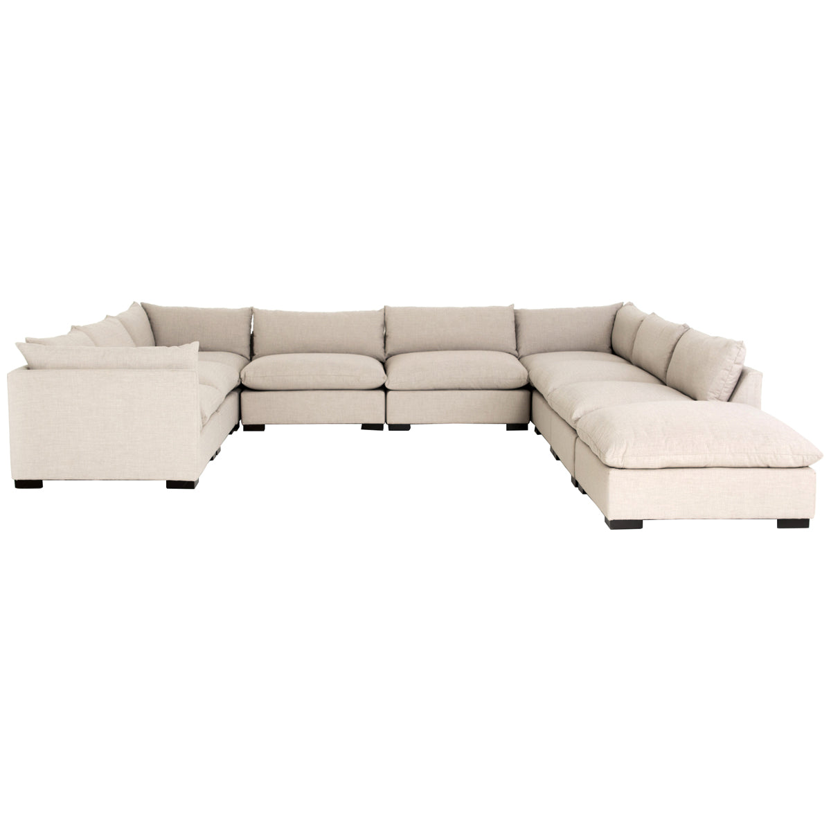 Four Hands Atelier Westwood 8-Piece Sectional with Ottoman