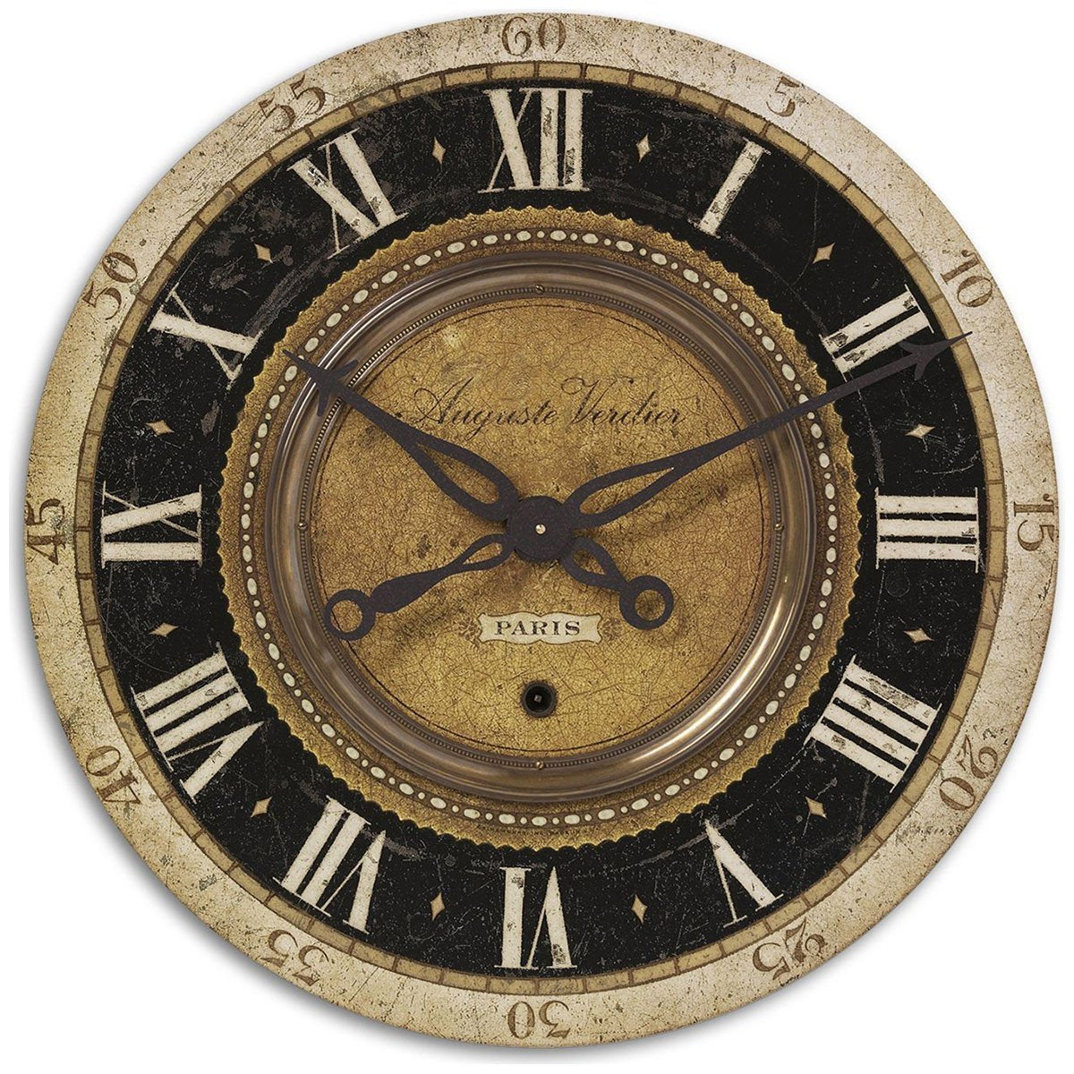 Uttermost Auguste Verdier 27-Inch Wall Clock